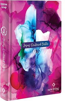 Picture of Jesus Centered Bible New Living Translation Watercolor Hardcover