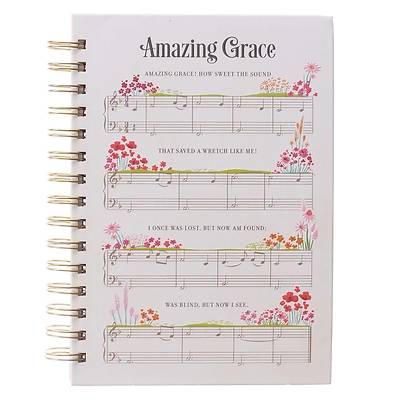 Picture of Large Wire Journal Amazing Grace Music