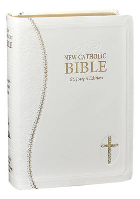 Picture of New Catholic Bible Med. Print Dura Lux (White)