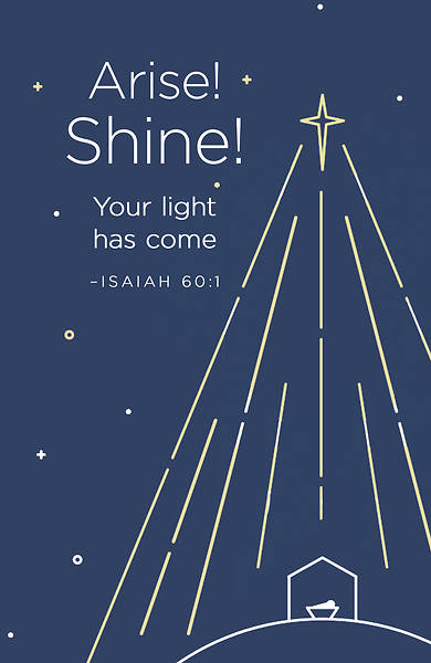 Picture of Arise! Shine! Christmas Bulletin (Pkg of 50)