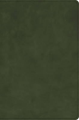 Picture of CSB Personal Size Bible, Holman Handcrafted Collection, Zipper Closure, Olive Premium Calfskin