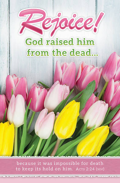 Picture of Rejoice Easter Regular Size Bulletin