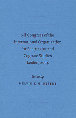 Picture of XII Congress of the International Organization for Septuagint and Cognate Studies Leiden, 2004
