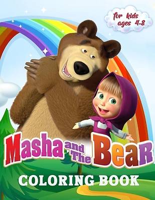 Picture of Masha and The Bear Coloring Book for Kids 4-8