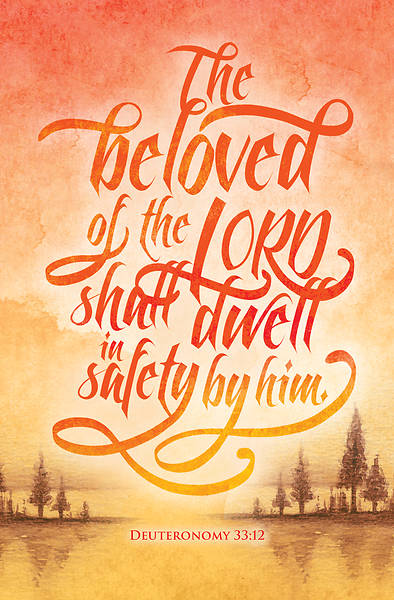 Picture of Beloved of the Lord Shall Dwell General Regular Size Bulletin