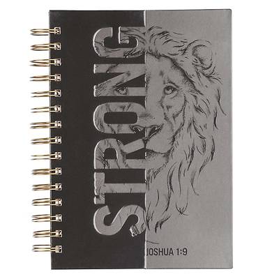 Picture of Large Wire Journal Be Strong Joshua 1