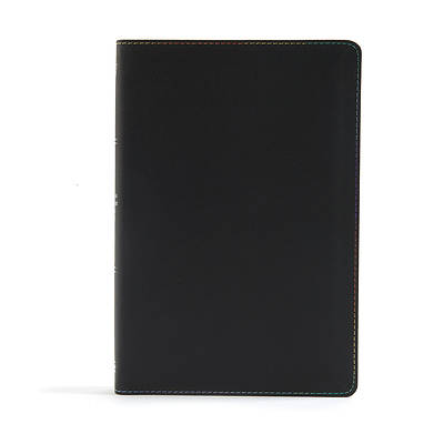 Picture of KJV Rainbow Study Bible, Black Leathertouch