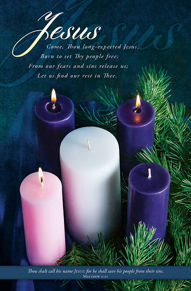 Picture of Jesus Advent Week 3 Regular Size Bulletin