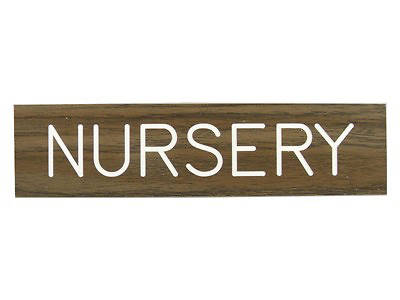 Picture of Nursery Formica Sign 2x8 with Adhesive Back