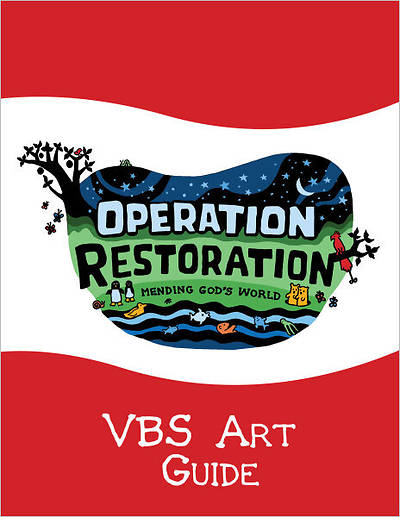 Picture of Vacation Bible School VBS 2023 Operation Restoration Art Guide