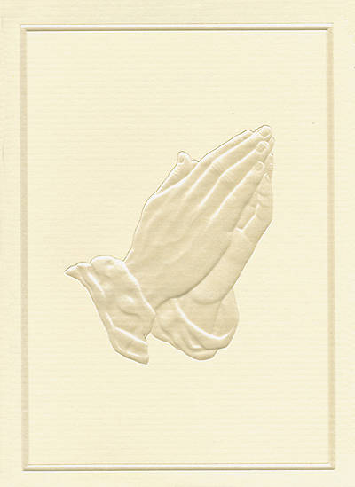 Picture of In Memory Gift Acknowledgement Cards - Praying Hands