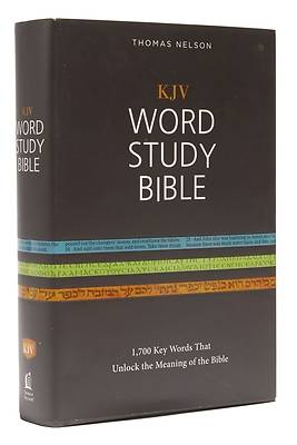 Picture of KJV, Word Study Bible, Hardcover, Red Letter Edition