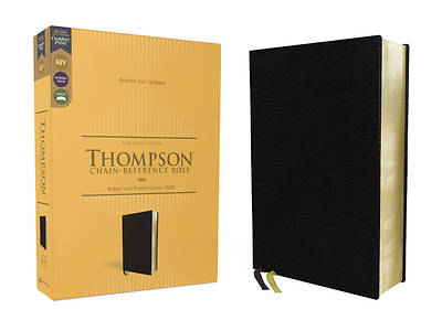Picture of Kjv, Thompson Chain-Reference Bible, European Bonded Leather, Black, Red Letter, Comfort Print