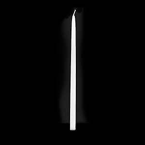 Picture of Emkay White All Occasion Taper Candles - 12" x 7/8"