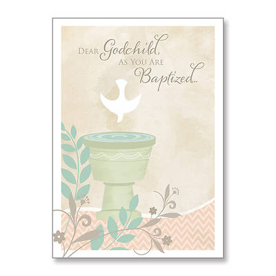 Picture of Dear Godchild Baptism Card