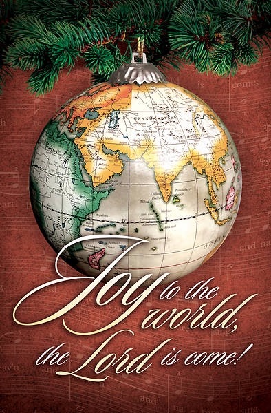 Picture of Joy to the World Christmas Regular Size Bulletin