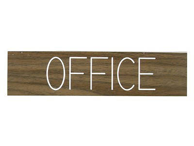 Picture of Office Formica Sign 2x8 with Adhesive Back