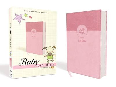 Picture of NIV Baby Gift Bible, Holy Bible, Leathersoft, Pink, Red Letter Edition, Comfort Print