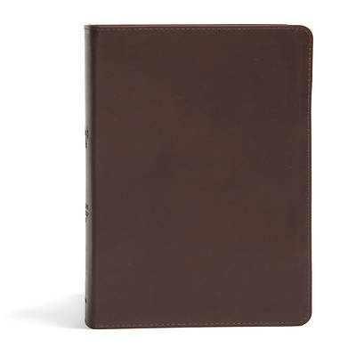 Picture of CSB She Reads Truth Bible, Brown Genuine Leather