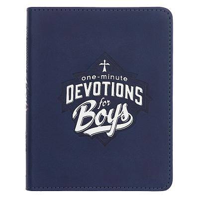 Picture of One-Min Devotions for Boys Lux-Leather