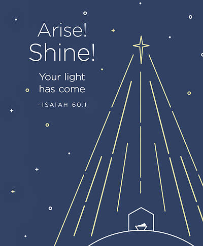Picture of Arise! Shine! Christmas Bulletin, Large (Pkg of 50)