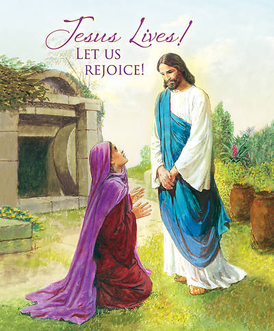 Picture of Jesus Lives! Let Us Rejoice! Easter Legal Size Bulletin