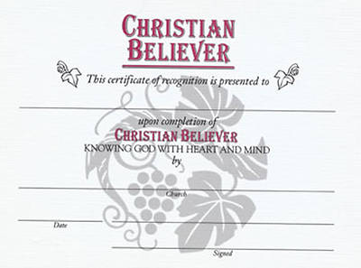 Picture of Christian Believer Graduation Certificate