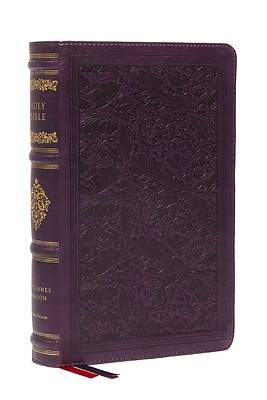 Picture of KJV Large Print Reference Bible, Purple Leathersoft, Red Letter, Comfort Print (Sovereign Collection)