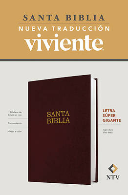 Picture of Santa Biblia Ntv, Letra Súper Gigante (Letra Roja, Tapa Dura, Vino Tinto, Índice)