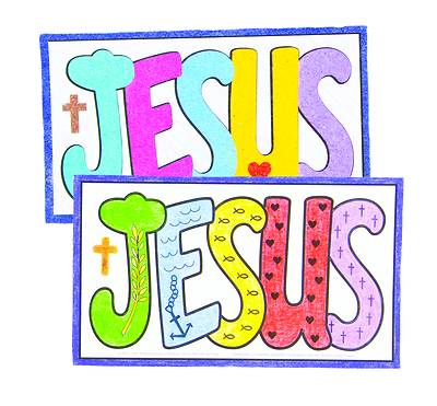 Picture of Vacation Bible School VBS 2022 God's Wonder Lab PK12 Jesus Sand Art Craft