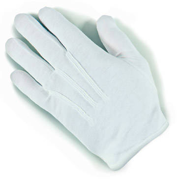 Picture of Plastic Dot Handbell White Large Gloves