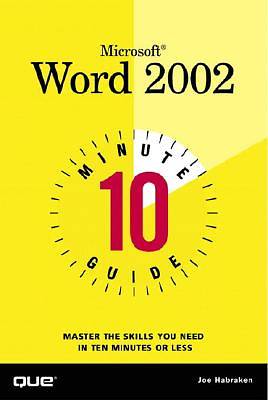 Picture of 10 Minute Guide to Microsoft Word 2002 [Adobe Ebook]