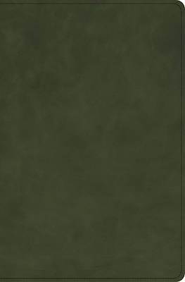 CSB Single-Column Compact Bible, Holman Handcrafted Collection, Zipper Closure, Olive Premium Calfskin