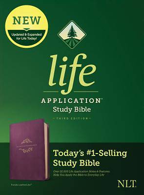 Picture of NLT Life Application Study Bible, Third Edition (Leatherlike, Purple)