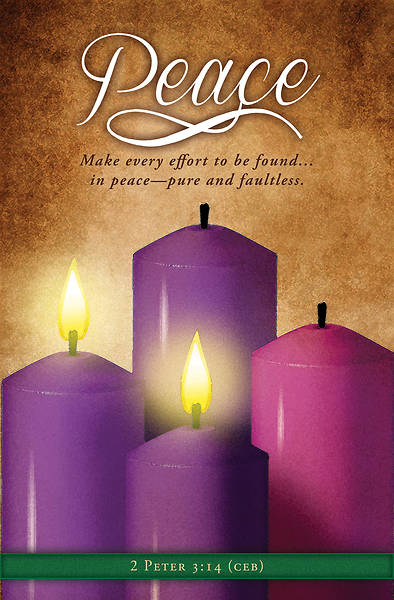 Advent Peace Make Every Effort to be Found in Bulletin