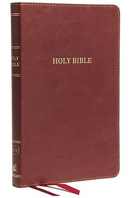 Picture of KJV, Thinline Bible, Standard Print, Imitation Leather, Burgundy, Red Letter Edition