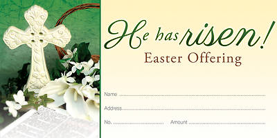Picture of He Has Risen Easter Offering Envelope
