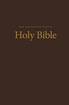Picture of NIV Value Pew and Worship Bible, Hardcover, Brown
