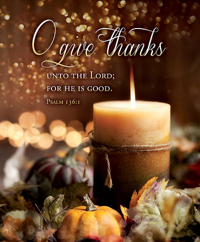 Picture of O Give Thanks Bulletin Legal Psalm 136:1