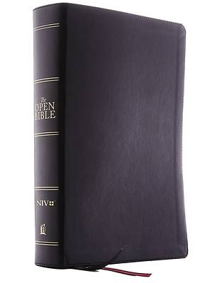 Picture of The Niv, Open Bible, Leathersoft, Black, Red Letter Edition, Comfort Print