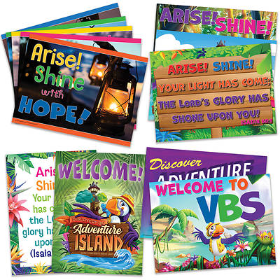 Picture of Vacation Bible School (VBS) 2021 Discovery on Adventure Island Decorating Poster Pak