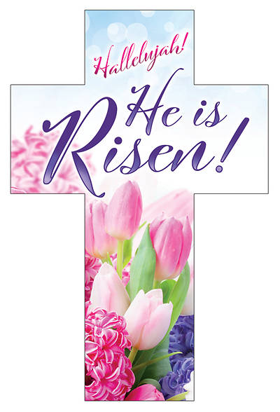 Picture of Hallelujah He is Risen Easter Cross Bookmark (Pkg of 25)