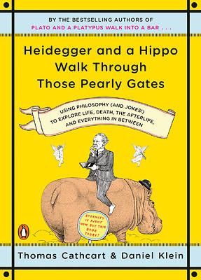 Picture of Heidegger and a Hippo Walk Through Those Pearly Gates