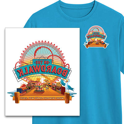 Picture of VBS 2027 On the Boardwalk Iron-On Transfers (Pkg of 12)