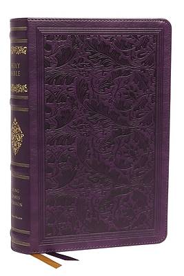 Picture of Kjv, Sovereign Collection Bible, Personal Size, Leathersoft, Purple, Red Letter Edition, Comfort Print