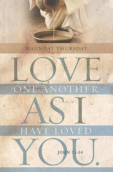 Picture of That Ye Love One Another Maundy Thursday Regular Size Bulletin  Maundy Thursday Bulletin