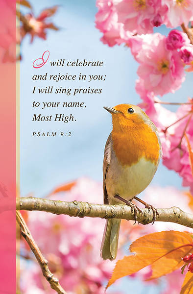Picture of I Will Celebrate and Rejoice in You Regular Size Bulletin