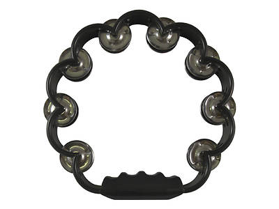 Picture of Scalloped Double Row Tambourine - 8", Black