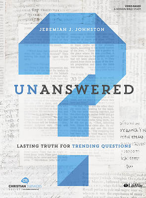 Picture of Unanswered - Personal Bible Study Book
