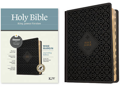 Picture of KJV Wide Margin Bible, Filament Enabled Edition (Red Letter, Hardcover Leatherlike, Ornate Tile Black, Indexed)